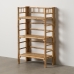 Shelves Beige Bamboo 61 x 34 x 104 cm