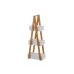 Bathroom Shelves White Natural 30 x 19 x 81 cm