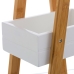 Bathroom Shelves White Natural 30 x 19 x 81 cm