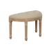 Banqueta Bege Madeira da borracha 70 x 36 x 48 cm