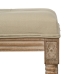 Jakkara Beige Kumipuu 122 x 41 x 46 cm