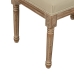 Bench Beige Rubber wood 122 x 41 x 46 cm