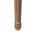 Panca Beige Legno d'albero della gomma 122 x 41 x 46 cm