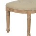 Banqueta Bege Madeira da borracha 70 x 36 x 48 cm