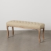 Bench Beige Rubber wood 110 x 47 x 36 cm