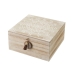 Basket set White Natural MDF Wood 20 x 20 x 10 cm