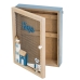 Key cupboard Blue Natural 20 x 8 x 26 cm