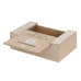 Boîte pour infusions Blanc Naturel Bois MDF 24 x 16 x 7,5 cm