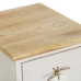 Chest of drawers SWEET HEART Cream Natural 26 x 32 x 81 cm