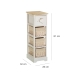 Chest of drawers SWEET HEART Cream Natural 26 x 32 x 81 cm