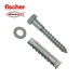 Dibluri și șuruburi Fischer 535512 Dibluri și șuruburi 2 Unități (10 x 80 mm)