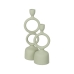 Candleholder Light Green Iron 9 x 7 x 32 cm