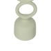 Candleholder Light Green Iron 9 x 7 x 32 cm