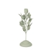 Candleholder Light Green Iron 8 x 8 x 26 cm