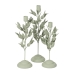 Candleholder Light Green Iron 8 x 8 x 33 cm