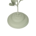 Candleholder Light Green Iron 8 x 8 x 26 cm