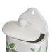 Salt Shaker with Lid GREENS White Green Stoneware 500 ml 12 x 8,5 x 15 cm