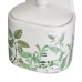 Salt Shaker with Lid GREENS White Green Stoneware 500 ml 12 x 8,5 x 15 cm