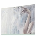 Pintura DKD Home Decor Tela Cinzento Azul Madeira Branco (100 x 3 x 100 cm) (2 Unidades)