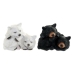 Sculpture DKD Home Decor Bear Resin (2 pcs) (2 pcs) (14 x 14 x 11 cm)