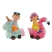 Dekoratív Figura DKD Home Decor gyerekek Üveggyapot (2 pcs)