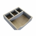 Organizador DKD Home Decor Secretária Madeira (18 x 18 x 7 cm) (2 pcs)