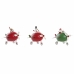 Adorno Navideño DKD Home Decor Metal Reno (19 x 14 x 13 cm) (3 pcs)