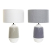 Bordlampe DKD Home Decor Polyester Porcelæn 220 V 40 W (2 pcs) (35 x 35 x 53 cm)