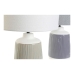 Lampada da tavolo DKD Home Decor 8424001774241 Grigio Beige Bianco Grigio chiaro 220 V 40 W (35 x 35 x 53 cm) (2 Unità)