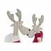 Adorno Navideño DKD Home Decor Poliéster Madera (2 pcs) (9 x 6 x 39 cm)