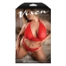 Conjunto de Lencería Fantasy Lingerie Rojo (Queen size)