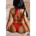 Conjunto de Lencería Fantasy Lingerie Rojo (Talla única)