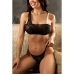 Conjunto de Lencería Fantasy Lingerie Negro (L/XL)