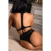 Bodijs Fantasy Lingerie Melns Viens izmērs