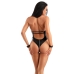 Bodijs Fantasy Lingerie Melns S/M