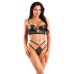 Apatiniai komplektai Fantasy Lingerie Juoda (L/XL)