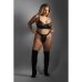 Conjunto de Lingerie Fantasy Lingerie Preto (Queen size)