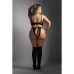 Compleu de lenjerie Fantasy Lingerie Negru (Queen size)