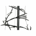 Pom de Crăciun DKD Home Decor Alb Negru Metal 70 x 70 x 190 cm (2 Unități)