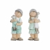 Dekoratív Figura DKD Home Decor Üveggyapot gyerekek (2 pcs) (20 x 18 x 48 cm)