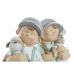 Dekoratív Figura DKD Home Decor Üveggyapot gyerekek (2 pcs) (20 x 18 x 48 cm)