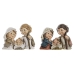 Christmas nativity set DKD Home Decor Resin Multicolour (16 x 9 x 12 cm) (2 Units)