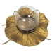 Candle Holder Alexandra House Living Golden Metal 10 x 8 x 10 cm