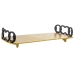 Dienblad Alexandra House Living Gouden Aluminium 43 x 18 x 9 cm 43 x 9 x 18 cm