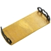 Tray Alexandra House Living Golden Aluminium 43 x 18 x 9 cm 43 x 9 x 18 cm