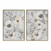 Cuadro DKD Home Decor Flores (50 x 3,5 x 70 cm) (2 Unidades)