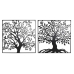 Wall Decoration DKD Home Decor Tree Metal (98 x 1 x 98 cm) (2 Units)