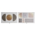 Τάπας DKD Home Decor 46,5 x 6 x 31,5 cm Μαύρο Χρυσό x2 Ξύλο MDF