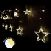 Guirlande lumineuse LED Blanc A Etoiles 300 x 1 x 100 cm