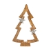 Albero di Natale Marrone Sagoma 7 x 50 x 32 cm Argentato Legno